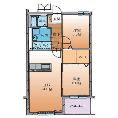 メルヴェールの物件間取画像